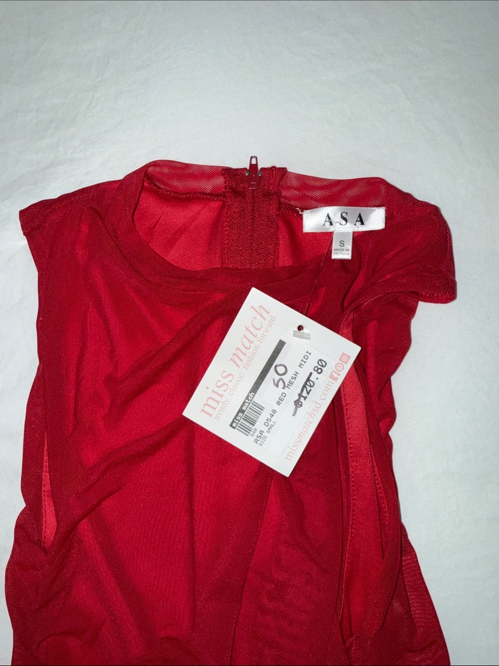 Red Ruched Bodycon Maxi Dress - Picture 4 of 4